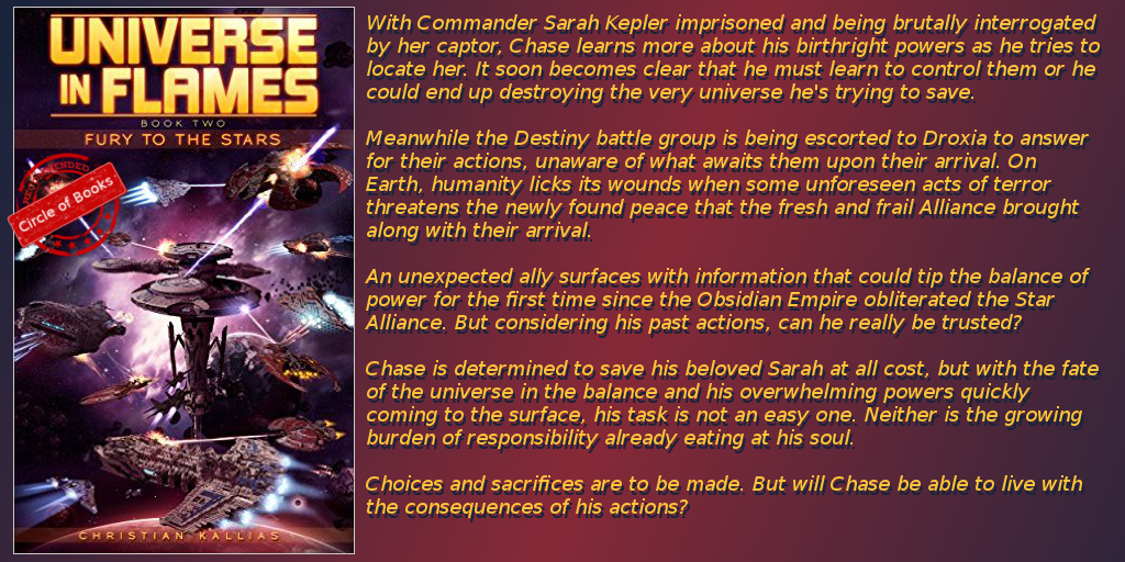 Universe in Flames second book - Fury to the Stars