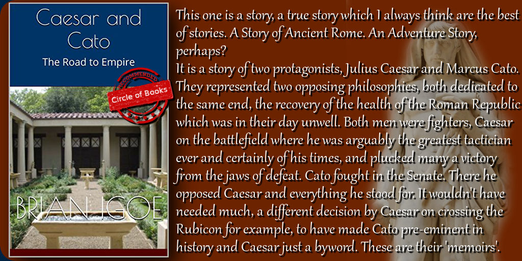 Tweet Caesar and Cato - The Road to Empire (Some Emperors of Rome Book 1) by Brian Igoe