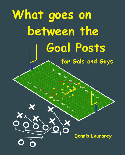 Cover What Goes on between the Goal Posts by Dennis Launarey