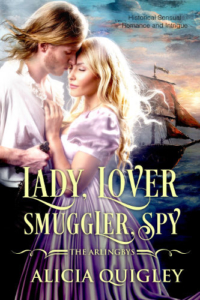Cover Lady Lover Smuggler Spy - The Arlingby's book 3 by Alicia Quigley