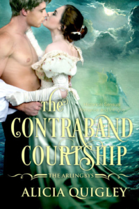 Cover The Contraband Courtship - The Arlingbys book 2 by Alicia Quigley