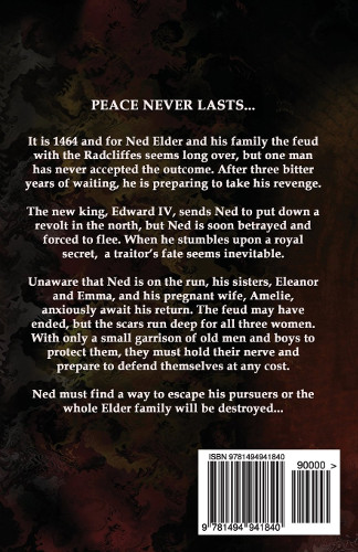 back cover - A Traitors Fate - brothers and rebels 2 by derek birks