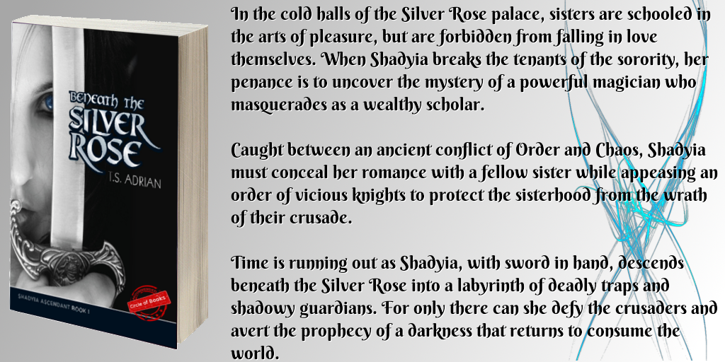 tweet Beneath the Silver Rose - Shadyia Ascendant book 1 by T.S. Adrian
