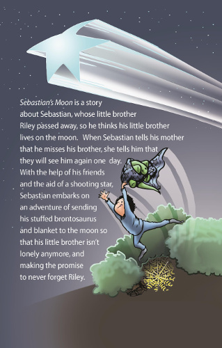 back cover Sebastian's Moon by David Villanueva Jr