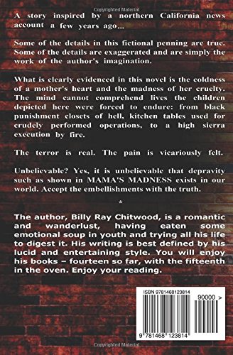 back cover Mama's Madness by Billy Ray Chitwood
