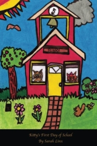 front cover kittys first day at school by Sarah Linx