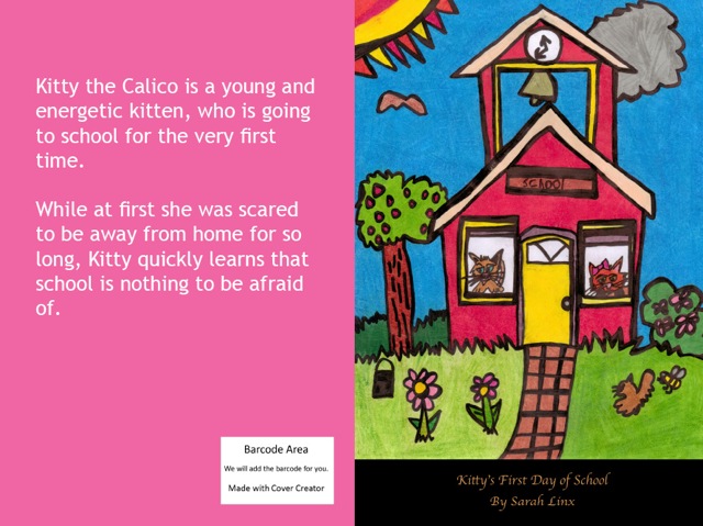 full cover kittys first day of school by sarah linx