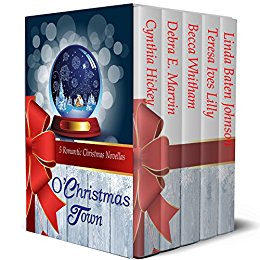 cover set Christmas town by debra e marvin