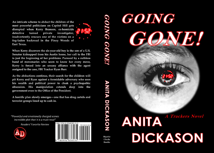 FullCover Going Gone - A tracker Novel by Anita Dickason_