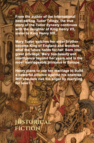 back cover MARY - Tudor Princess by Tony Riches