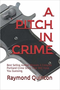 front cover A Pitch in Crime by Raymond Quinton