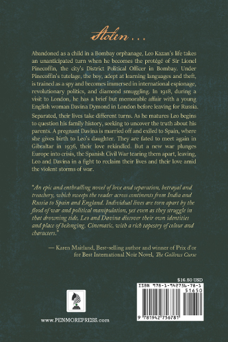 back cover The Empress Emerald by JG Harlond