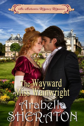 This image has an empty alt attribute; its file name is front-cover-the-wayward-miss-wainwright-by-Arabella-Sheraton.jpg