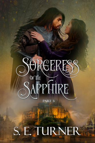 front cover the sorceress of the sapphire part e by s e turner