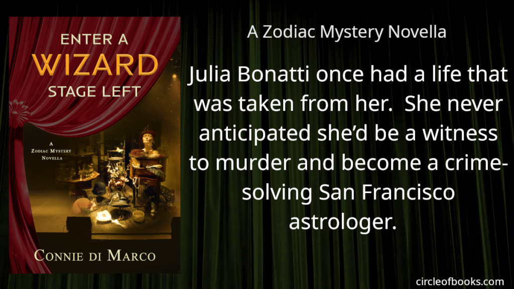 first-tweet-Enter-a-wizard-stage-left-the-zodiac-mystery-novella-by-Connie-di-marco